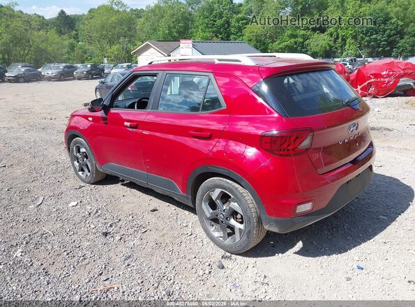 KMHRC8A30MU103418 2021 HYUNDAI VENUE Red Հետևի ձախ