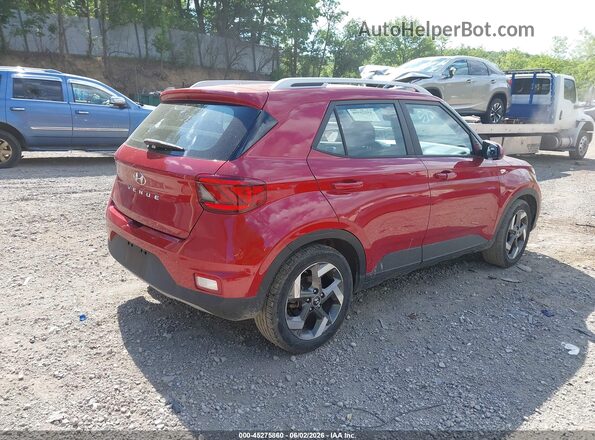 KMHRC8A30MU103418 2021 HYUNDAI VENUE Red Հետևի աջ
