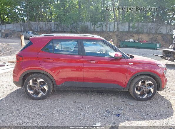 KMHRC8A30MU103418 2021 HYUNDAI VENUE Red Սալոնի հետևի տեսք