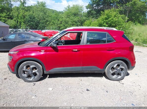KMHRC8A30MU103418 2021 HYUNDAI VENUE Red Սալոնի 360 աստիճան տեսք