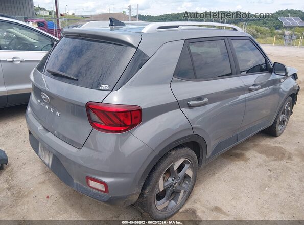 KMHRC8A30NU137490 2022 HYUNDAI VENUE Gray Rear right