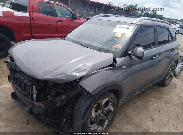 KMHRC8A30NU137490 2022 HYUNDAI VENUE Gray Front left