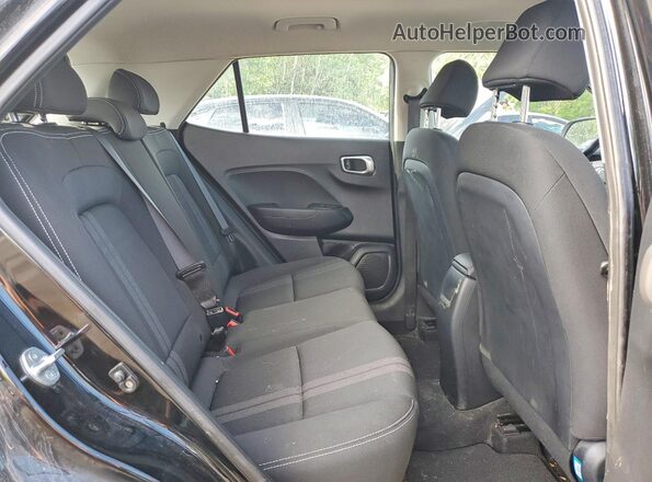 KMHRC8A30NU150157 2022 HYUNDAI VENUE Черный Вид задних сидений