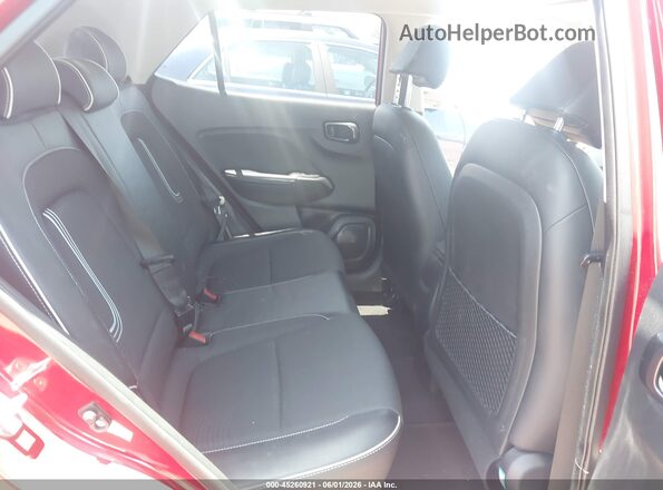 KMHRC8A30NU154130 2022 HYUNDAI VENUE Red VIN კოდის სტიკერის ხედი