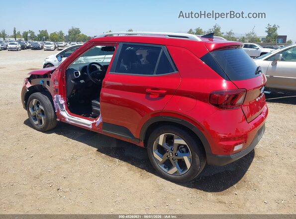 KMHRC8A30NU154130 2022 HYUNDAI VENUE Red უკანა მარცხენა