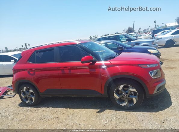 KMHRC8A30NU154130 2022 HYUNDAI VENUE Red სალონის 360-გრადუსიანი ხედი