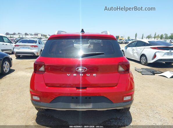 KMHRC8A30NU154130 2022 HYUNDAI VENUE Red 