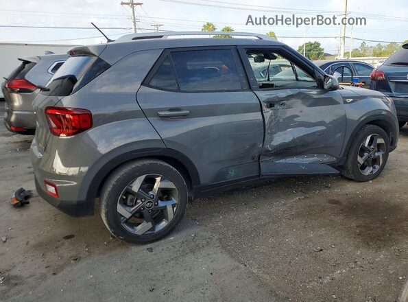 KMHRC8A30PU237379 2023 HYUNDAI VENUE Серый Задняя правая четверть