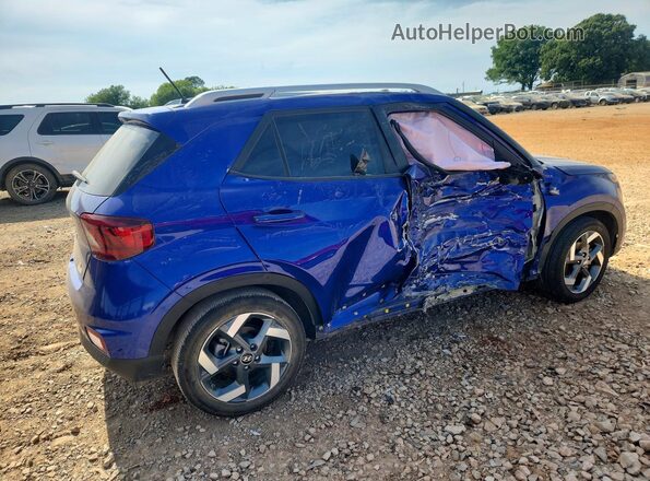 KMHRC8A30RU296225 2024 HYUNDAI VENUE Синий Задняя правая четверть