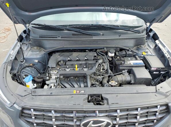 KMHRC8A30RU326968 2024 HYUNDAI VENUE Gray ძრავის განყოფილების ხედი