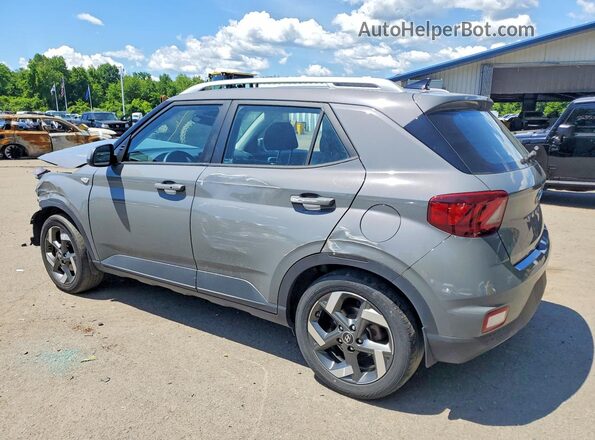 KMHRC8A31MU092347 2021 HYUNDAI VENUE Gray Հետևի ձախ