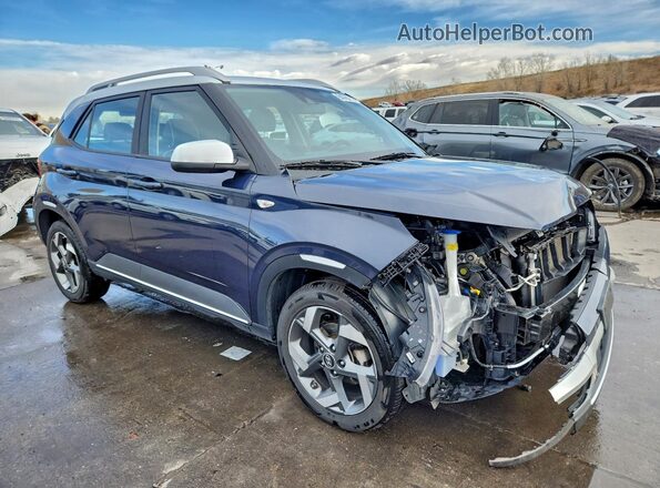 KMHRC8A31NU147994 2022 HYUNDAI VENUE Blue Передня права чверть