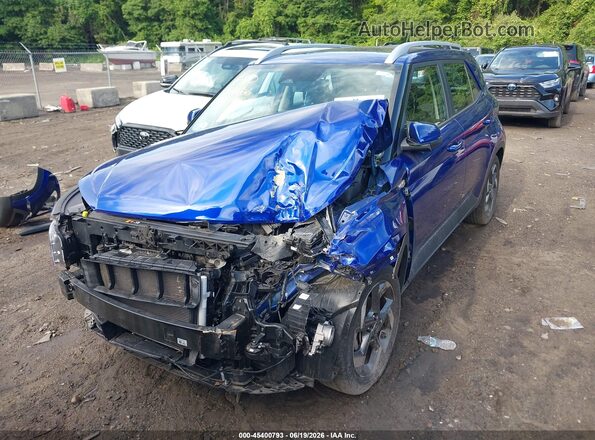 KMHRC8A31PU217237 2023 HYUNDAI VENUE Синий Передняя левая четверть