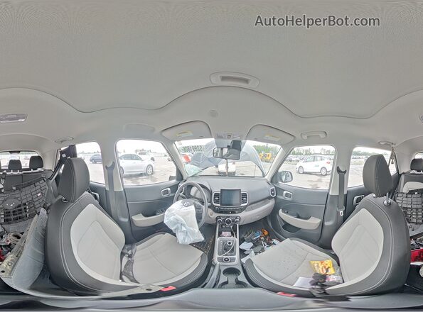 KMHRC8A31RU287033 2024 HYUNDAI VENUE Black Панорамний вид салону 360°
