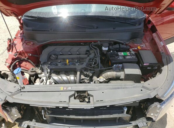 KMHRC8A31RU333671 2024 HYUNDAI VENUE Red Widok wnętrza z tyłu