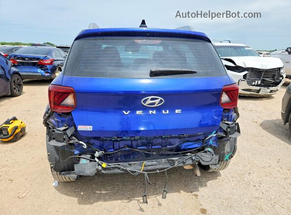 KMHRC8A32LU017624 2020 HYUNDAI VENUE Blue Vista trasera