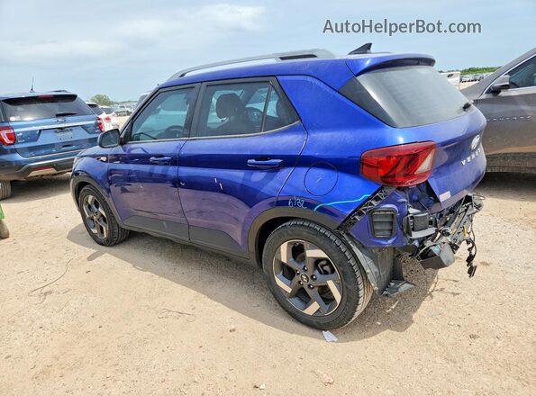 KMHRC8A32LU017624 2020 HYUNDAI VENUE Blue Trasero izquierdo