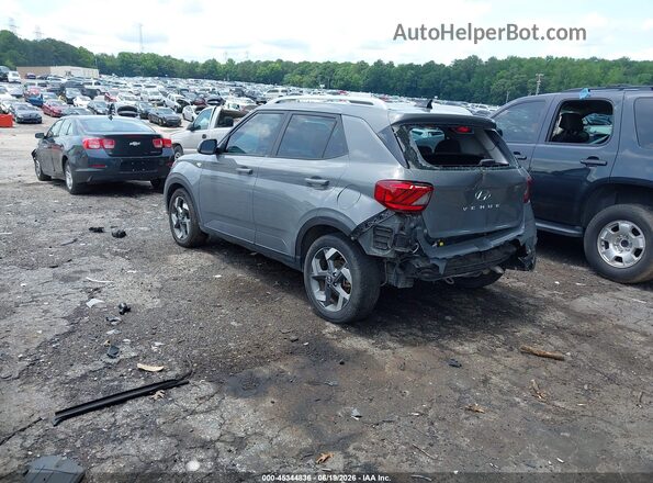 KMHRC8A32MU110211 2021 HYUNDAI VENUE Gray Задня ліва чверть