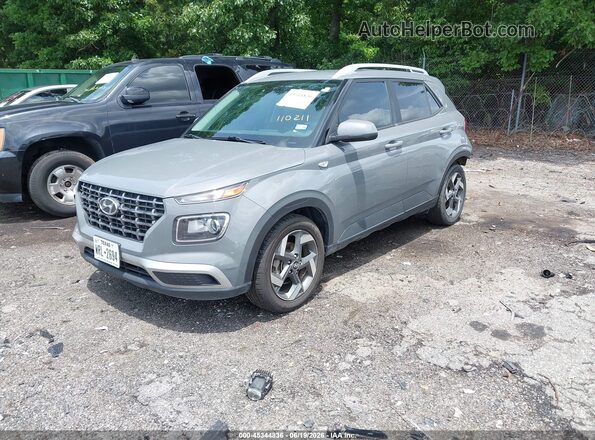 KMHRC8A32MU110211 2021 HYUNDAI VENUE Gray Передня ліва чверть