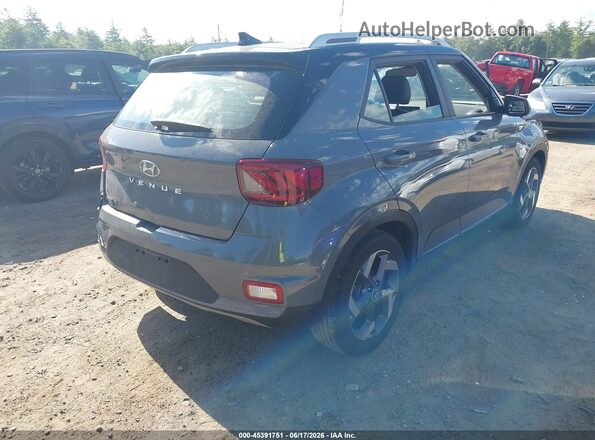 KMHRC8A32NU166005 2022 HYUNDAI VENUE Gray Trasero derecho