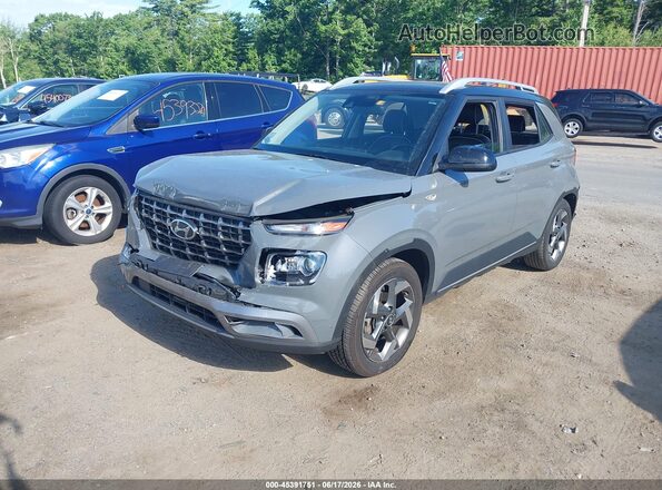 KMHRC8A32NU166005 2022 HYUNDAI VENUE Gray Vista tres cuartos delantera izquierda