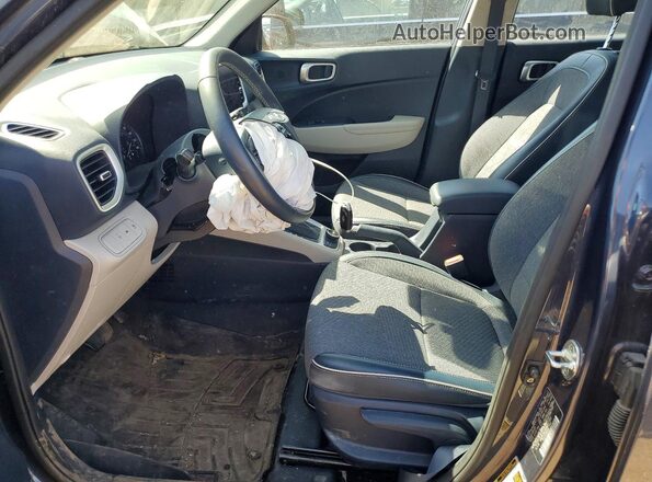 KMHRC8A32NU207992 2022 HYUNDAI VENUE Gray Vista interior delantera