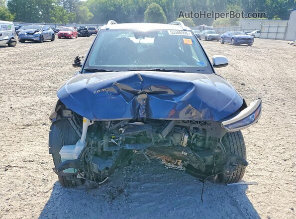 KMHRC8A32NU209435 2022 HYUNDAI VENUE Синий Вид спереди