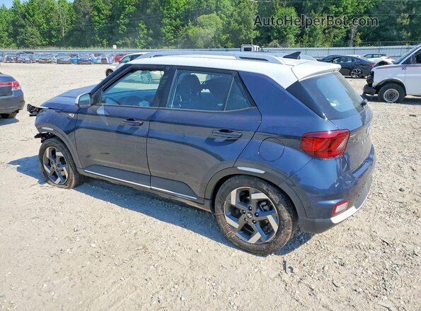 KMHRC8A32NU209435 2022 HYUNDAI VENUE Синий Задняя левая четверть