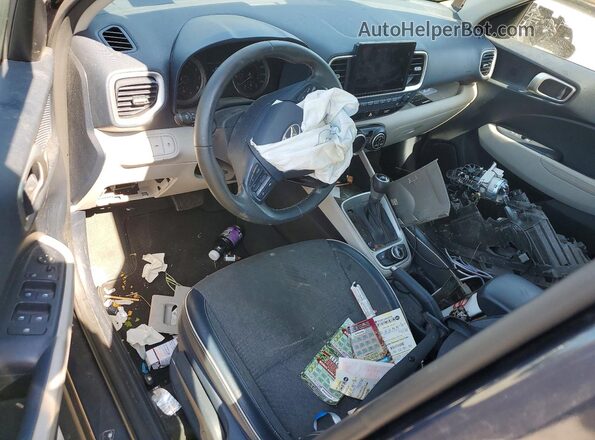 KMHRC8A32NU209435 2022 HYUNDAI VENUE Синий Вид панели приборов