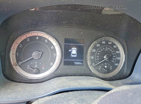 KMHRC8A32NU209435 2022 HYUNDAI VENUE Синий Вид щитка приборов