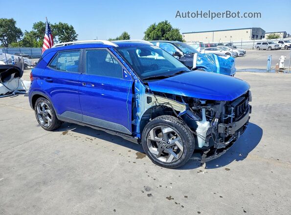 KMHRC8A32PU251395 2023 HYUNDAI VENUE Blue Delantero derecho