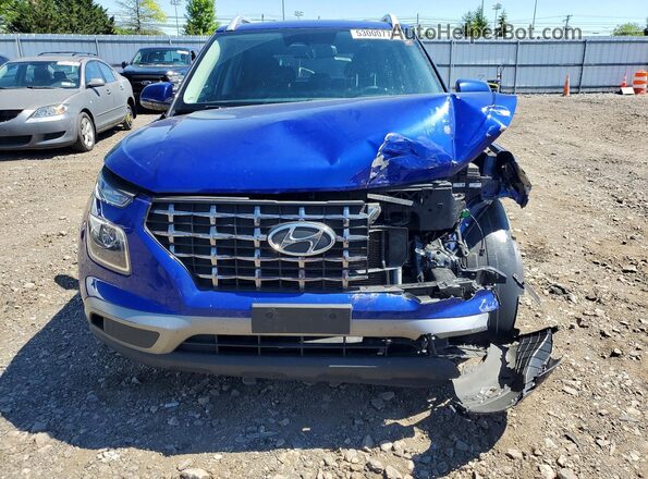 KMHRC8A32PU262431 2023 HYUNDAI VENUE Blue Դիմացի տեսք