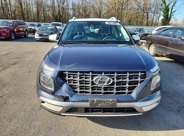 KMHRC8A32RU288210 2024 HYUNDAI VENUE Blue Դիմացի տեսք