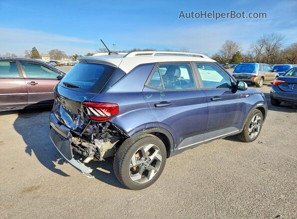 KMHRC8A32RU288210 2024 HYUNDAI VENUE Blue Հետևի աջ