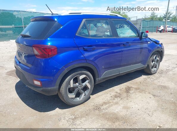 KMHRC8A32RU305233 2024 HYUNDAI VENUE Blue Rear right