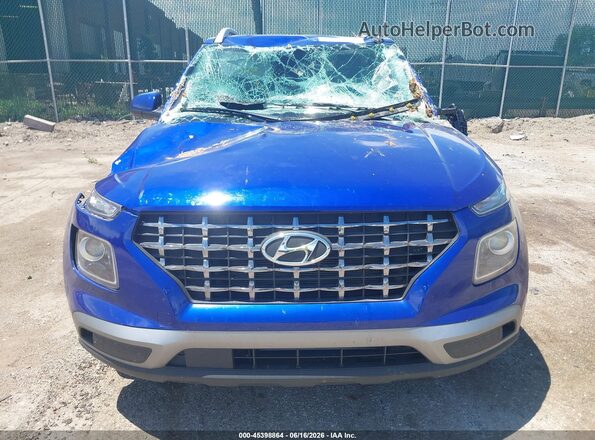 KMHRC8A32RU305233 2024 HYUNDAI VENUE Blue Instrument cluster view