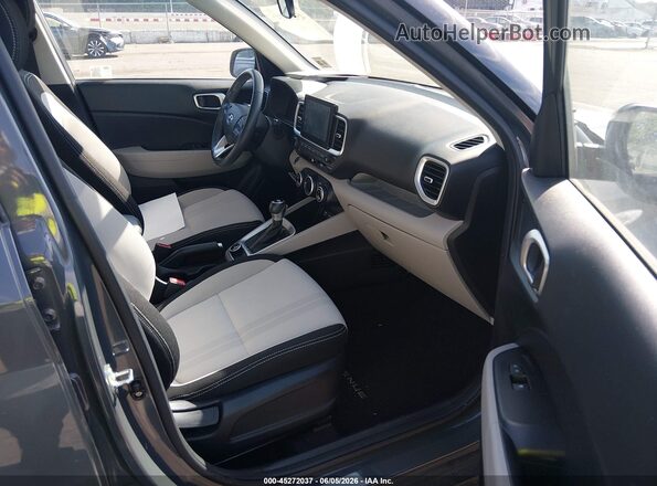KMHRC8A32RU326860 2024 HYUNDAI VENUE Gray Front interior view