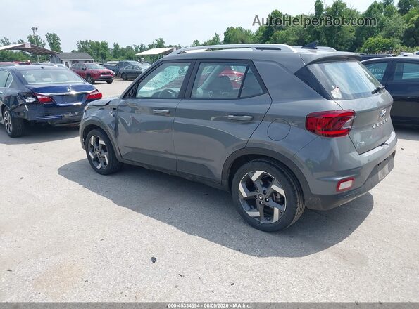 KMHRC8A33MU072598 2021 HYUNDAI VENUE Gray Задня ліва чверть