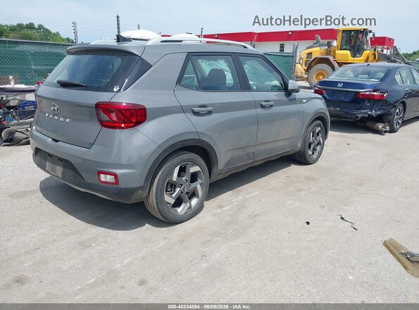 KMHRC8A33MU072598 2021 HYUNDAI VENUE Gray Задня права чверть