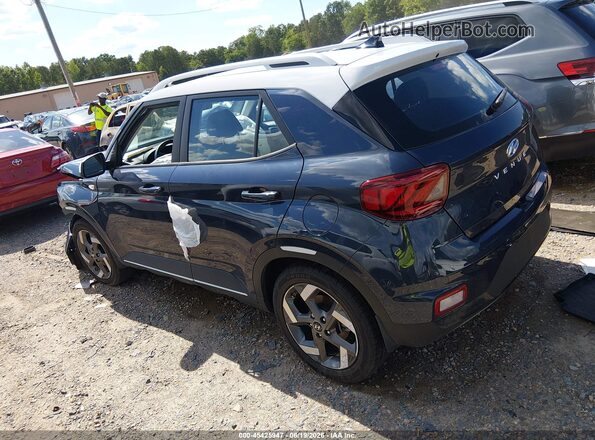 KMHRC8A33MU097307 2021 HYUNDAI VENUE Navy Задня ліва чверть