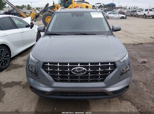 KMHRC8A33NU183895 2022 HYUNDAI VENUE Gray Սարքավորումների վահանակի տեսք