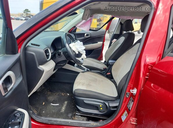 KMHRC8A33PU277407 2023 HYUNDAI VENUE Red Vista interior delantera