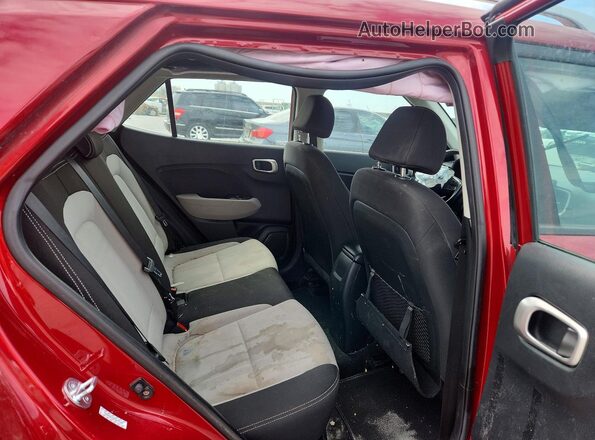 KMHRC8A33PU277407 2023 HYUNDAI VENUE Red Vista de los asientos traseros