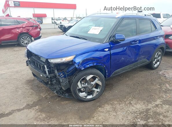 KMHRC8A33SU375975 2025 HYUNDAI VENUE Blue წინა ხედი