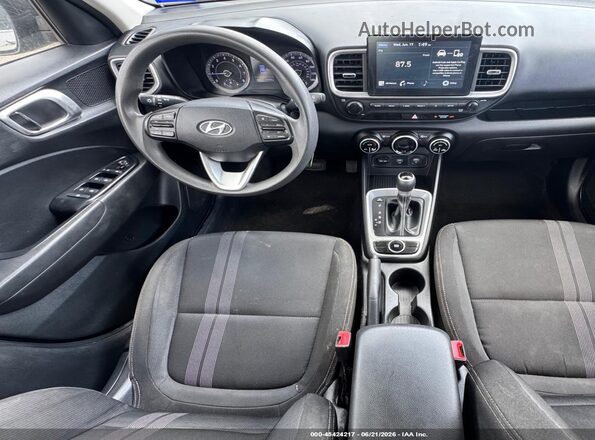 KMHRC8A34LU017656 2020 HYUNDAI VENUE Black VIN sticker view