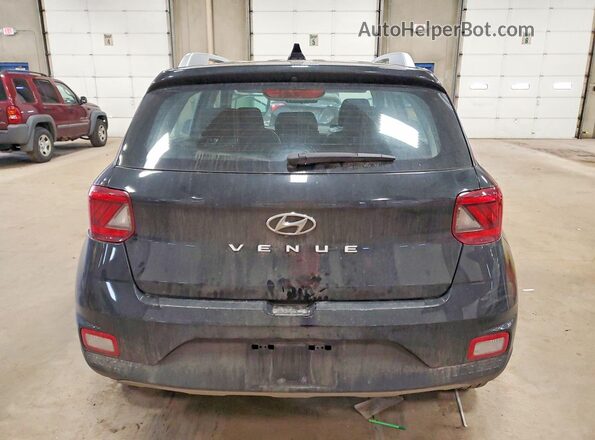 KMHRC8A34NU132115 2022 HYUNDAI VENUE Black Widok z tyłu