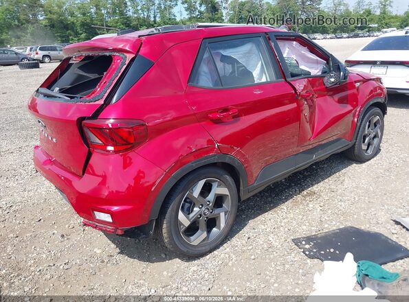 KMHRC8A34PU234176 2023 HYUNDAI VENUE Red უკანა მარჯვენა