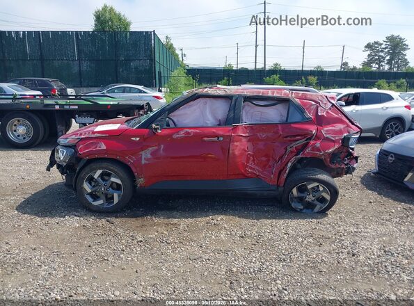 KMHRC8A34PU234176 2023 HYUNDAI VENUE Red უკანა სალონის ხედი