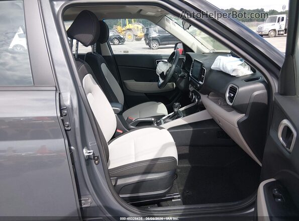 KMHRC8A34RU299242 2024 HYUNDAI VENUE Gray Widok wnętrza z przodu