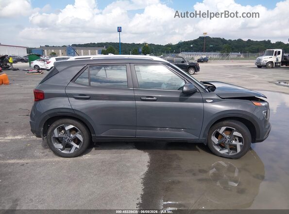 KMHRC8A34RU299242 2024 HYUNDAI VENUE Gray Widok wnętrza z tyłu